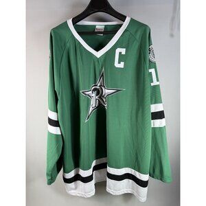 Dallas Stars NHL / Frisco Roughriders Promotional Jersey Black/Green Size XL